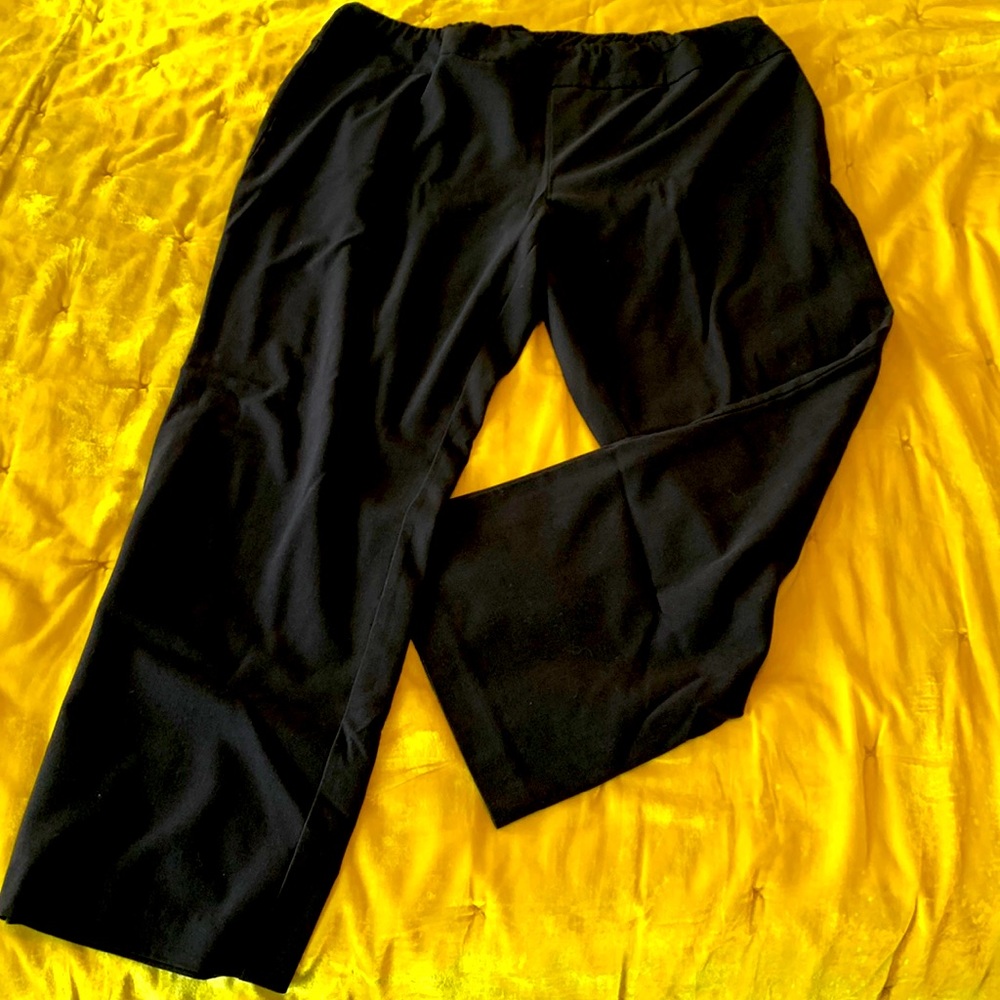 Briggs New York black trousers elastic waistband